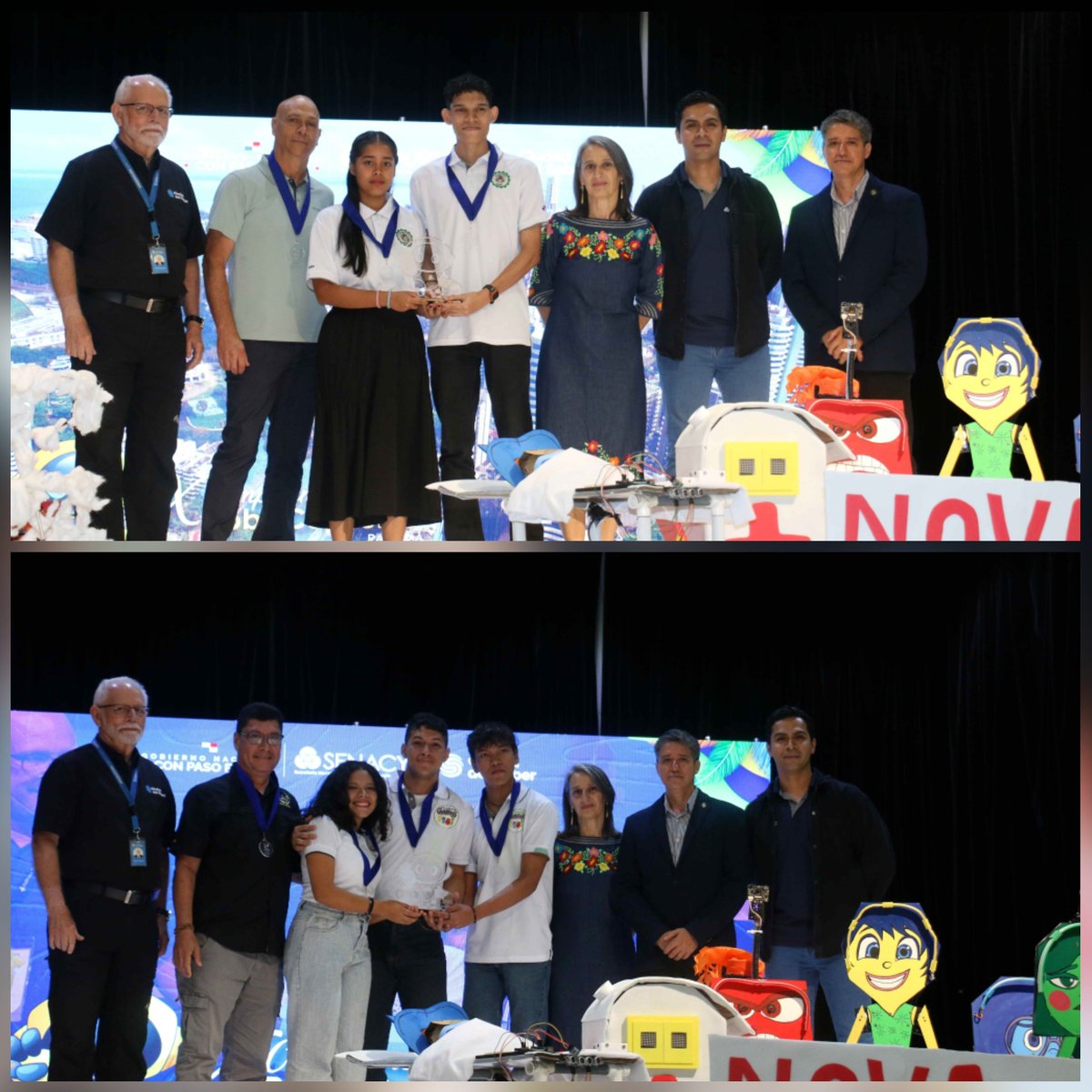 LaVozDeVeraguas's tweet image. Estudiantes de Chiriquí y Veraguas ganaron la Final Nacional de RoboCupJunior 2025 y representarán al país en el torneo internacional en Brasil.
@senacyt
