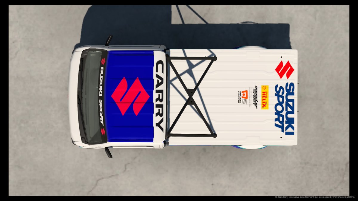 Frederik107GT's tweet photo. Nuevo diseño para el Suzuki Carry KC 2012, estilo Racing Model de Gran Turismo 2 y Gran Turismo 5. En @thegranturismo 7, Saludos a todos y que tengan un excelente fin de semana.
#GT7 #PS4 #Chile.#RMstyle #GT2psone #GT5ps3 https://t.co/ouWhcHe8W2