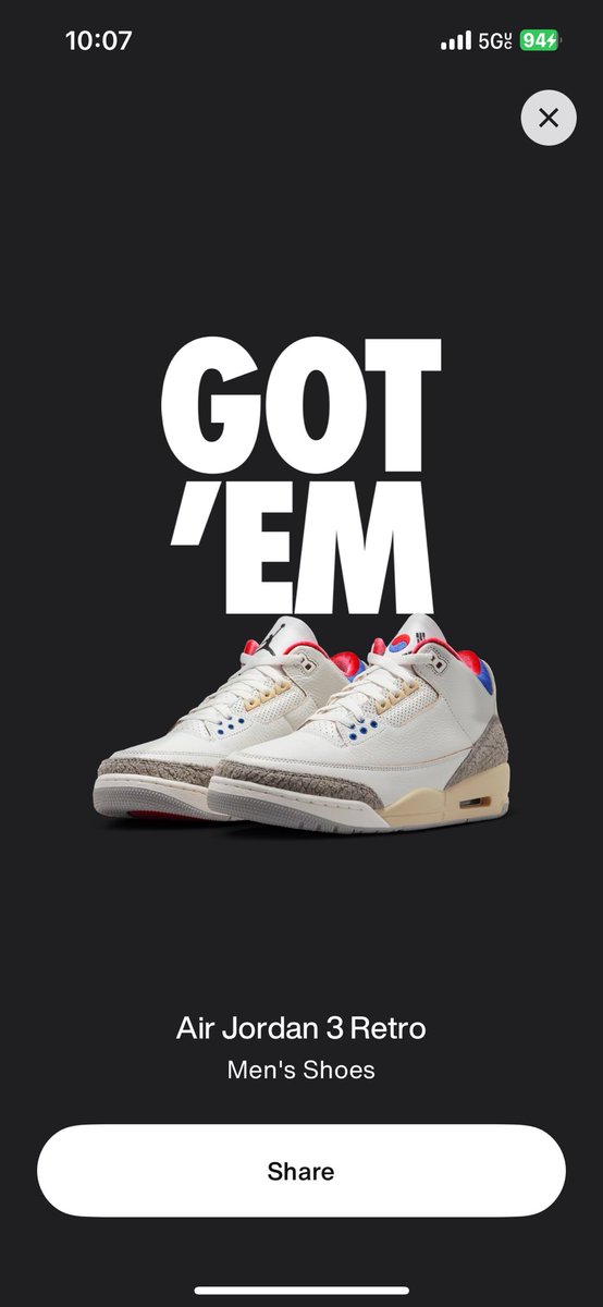 DEADBOYS2002's tweet photo. @JustFreshKicks Thank god I went on the app when I did 🤝🏾 https://t.co/BabvbIbRLa