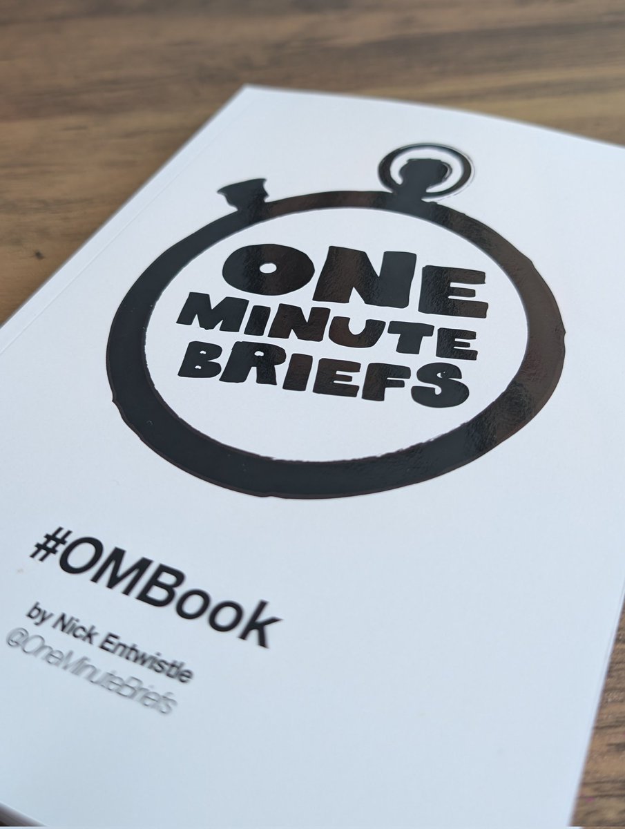TomHyoos's tweet photo. I received my #OMBook this week!
My prize for winning the #BeanJuice brief 🫘💦
It's great - packed with tons of inspiration and One Minute Briefs history!
Thank you @OneMinuteBriefs 🔥 https://t.co/BhWShr1rDW