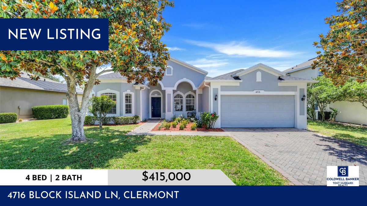 CBTonyhub's tweet photo. 📍 New Listing 📍 Take a look at this fantastic new property that just hit the market located at 4716 Block Island Ln in Clermont. Reach out here or at (352) 394-4031 for more information

Coldwell Banker Tony Hubbard Realty
1795 E... https://t.co/pDYy3RKMkg https://t.co/c5amqCl2f6
