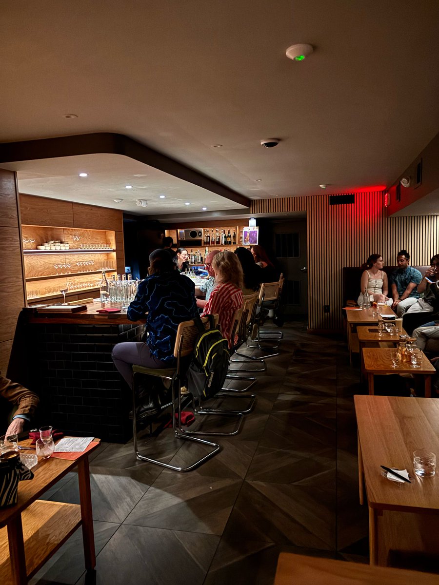 BarredinDC's tweet photo. Press Club in Dupont (on 19th above the circle) is fantastic. Opened in December, shares ownership with Bresca.

Great cocktails, vinyl record tunes, food, service. Tiny - 22 seats, reservations a good idea.

(Hosted/Comped, we covered tip) https://t.co/nW4kNEgejZ