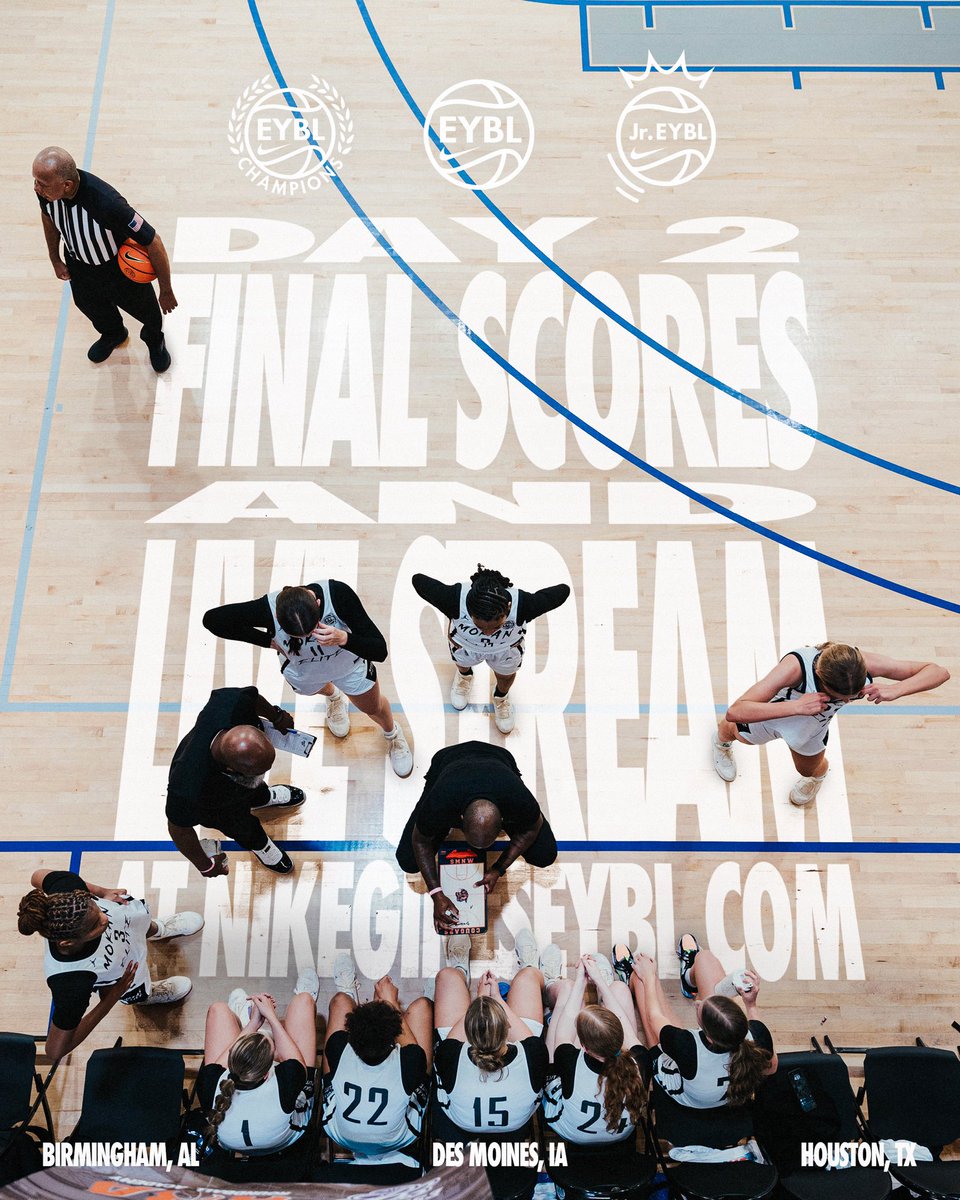Final Scores, Live Stream and More visit the link below. 👇 

🔗: nikegirlseybl.com

#2025EYBL | #2025EYCL | #2025JREYBL | #Road2CHI