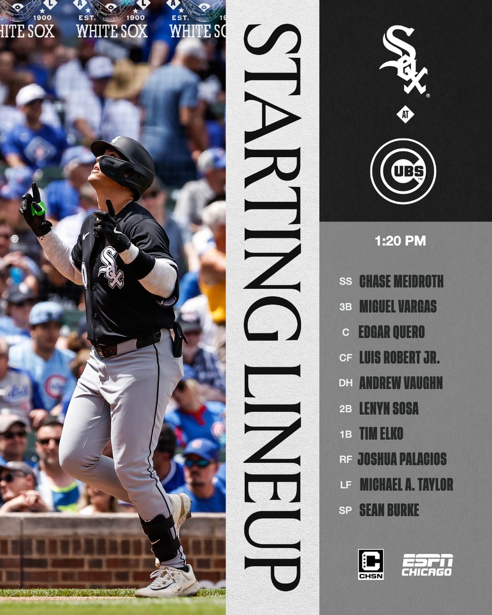 whitesox's tweet photo. Saturday's guys.
STREAM ➡️ https://t.co/0ELqJQUtNu https://t.co/5qSYjCdj7E