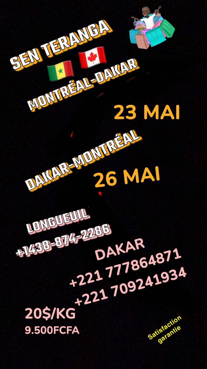 #GP Aller Retour #Montreal #Dakar #Montreal 23 - 26 Mai.
