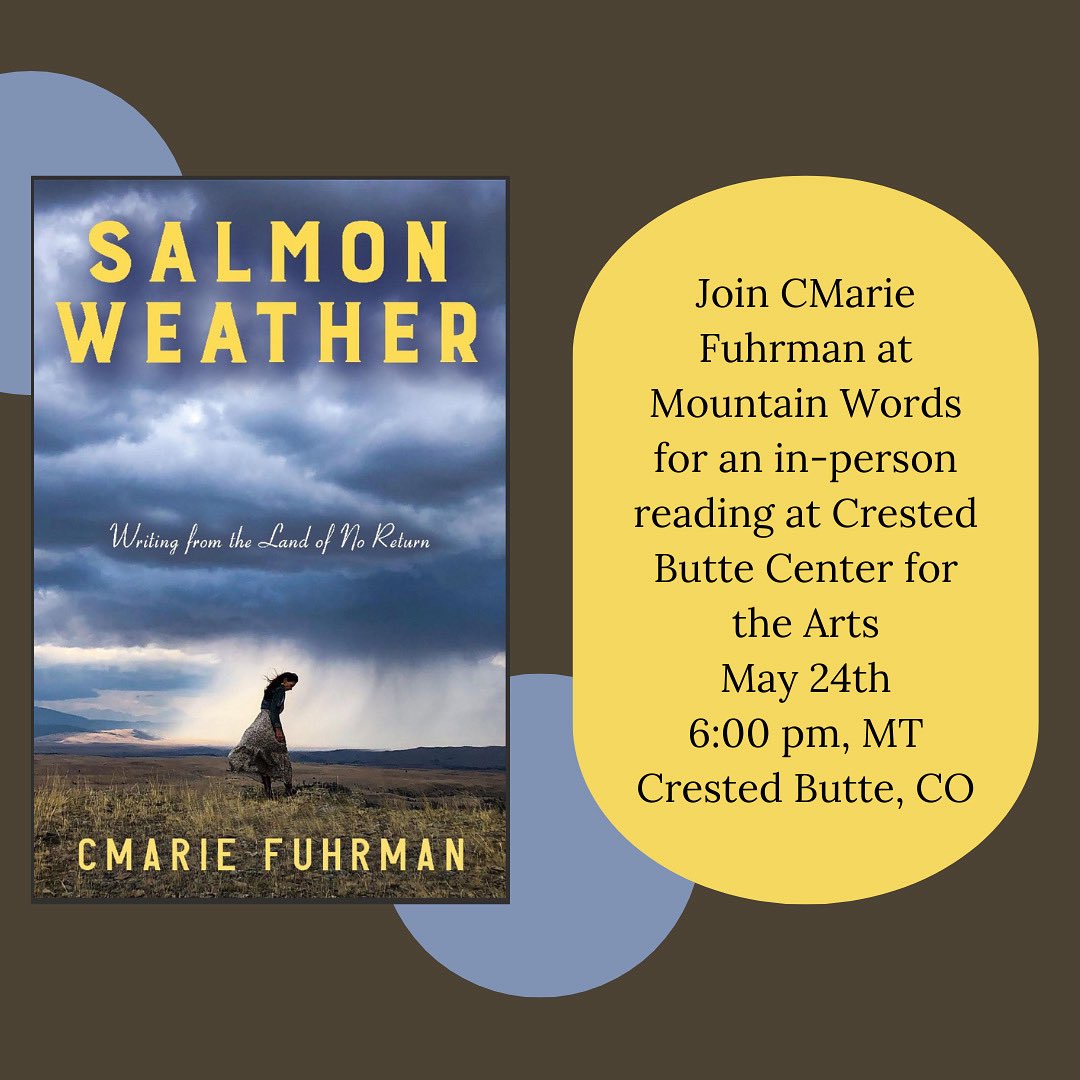 csupress's tweet photo. Join CMarie Fuhrman at Mountain Words for an in-person reading at Crested Butte Center for the Arts
May 24th 6:00 pm, MT Crested Butte, CO https://t.co/zxHbAOIMb7