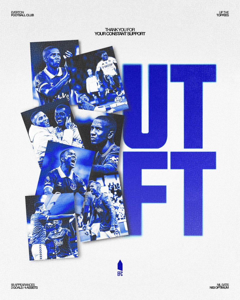 I’d like to thank both Sean and David for giving me the opportunity to play for this Club 💙 

To all the staff that have been on this journey thank you all for everything you’ve done and in whatever way you’ve helped trust me.

Then of course You Players, I have loved every