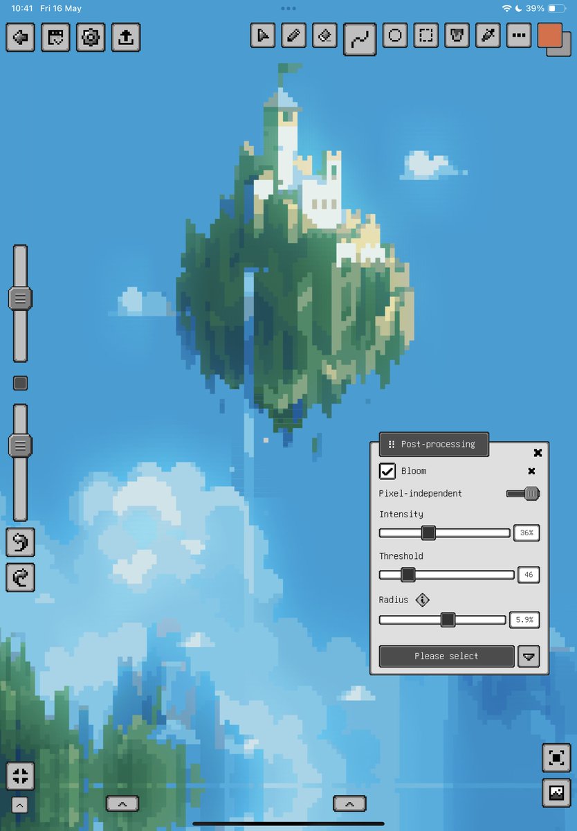 post-processing effect in Pixquare🔷🏞️

artwork by <a href="/the08games/">08games</a>