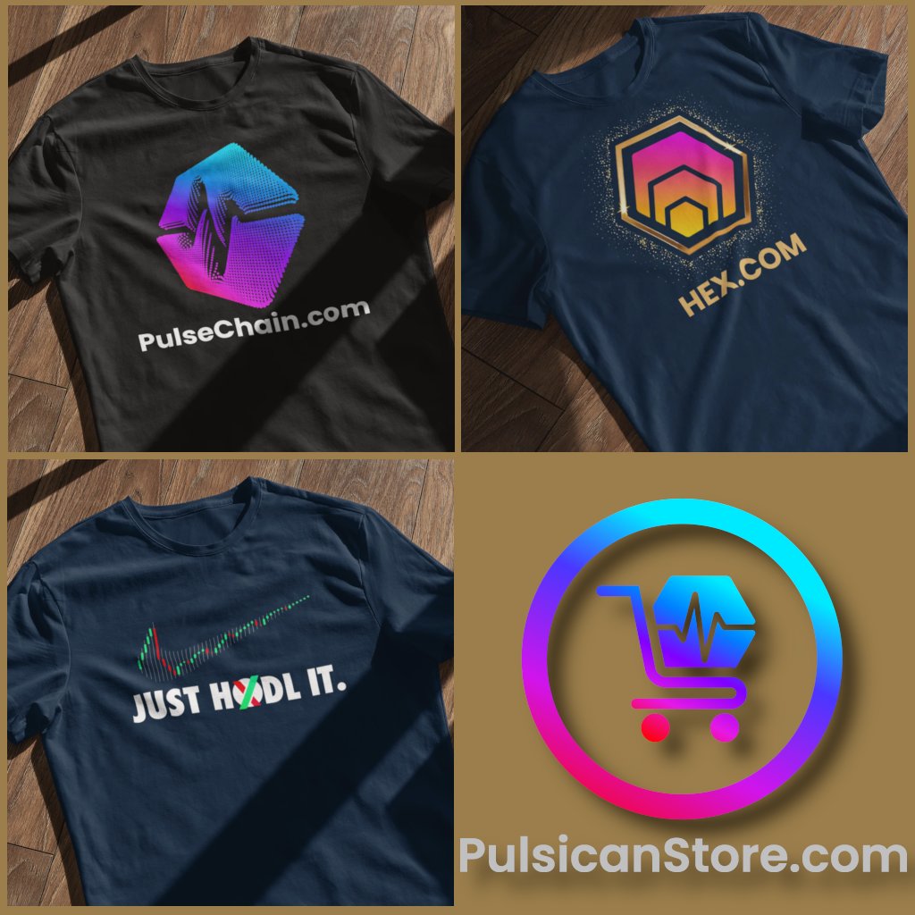 This 3 pack of shirts on the way soon to someone who LIKES &amp; REPOSTS! 🔥🚀

Random winner picked this weekend, lets go PulseChain, HEX &amp; PulseX! $PLS $HEX $PLSX
ps. we ship worldwide 🌎