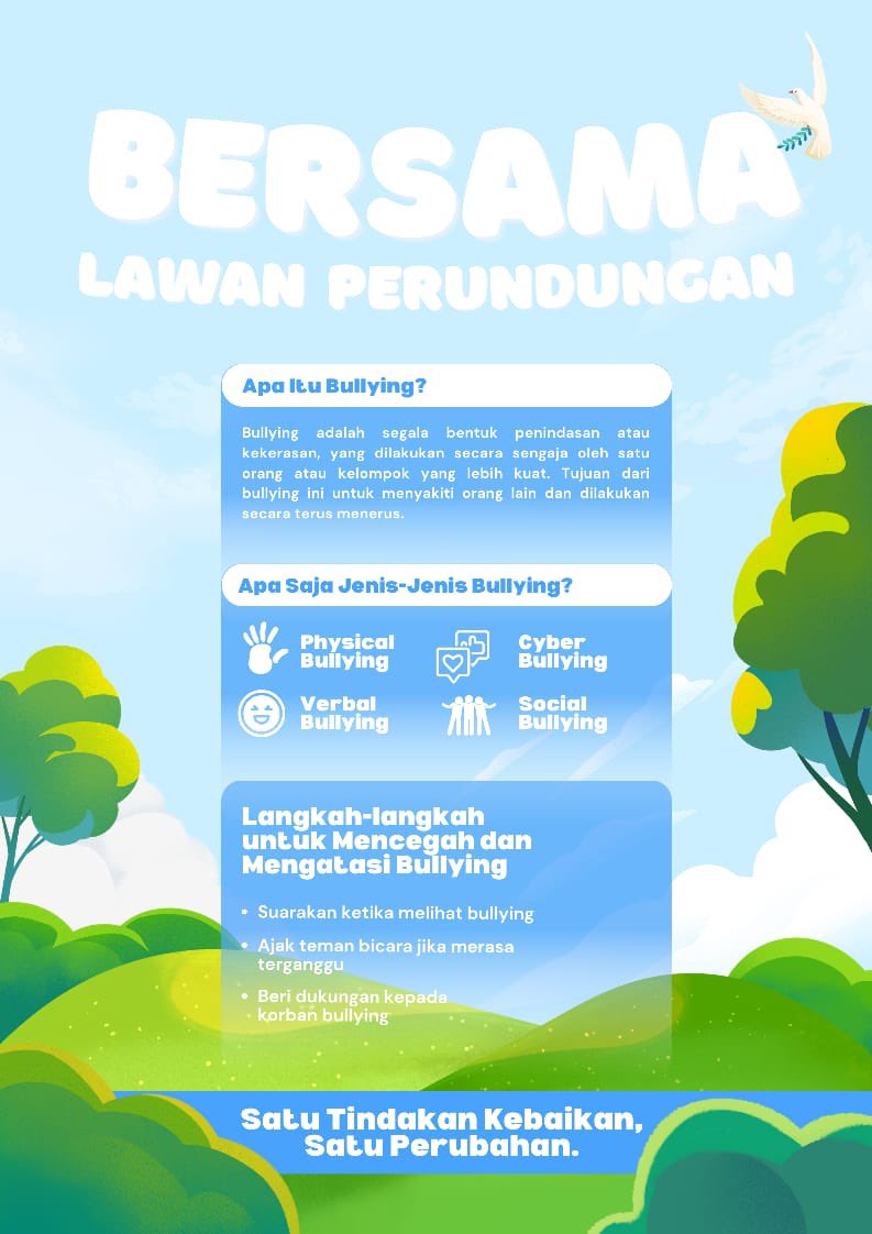 konseling_'s tweet photo. “Bercanda kok baper.”
Kalimat ini sering dipakai untuk normalisasi bullying. Ingat, kalau sudah menyakiti, itu bukan bercanda lagi.

Jangan diam saat melihat bullying. Bersuara bukan berarti cari masalah, tapi menyelamatkan seseorang dari luka yang lebih dalam.
Speak up. Stand up https://t.co/FKYmbKdYgf