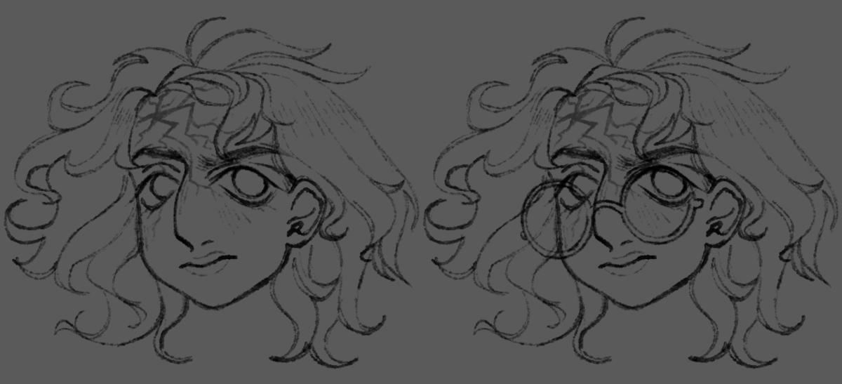 Played around with Harry's scar to look more like a lightning strike