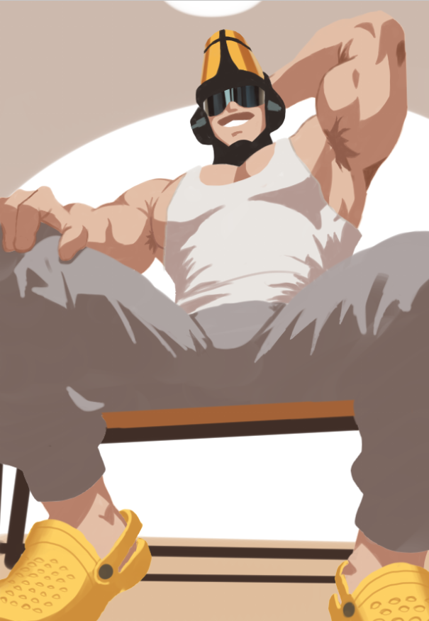 pov he asked you to lace up his crocs #twrp