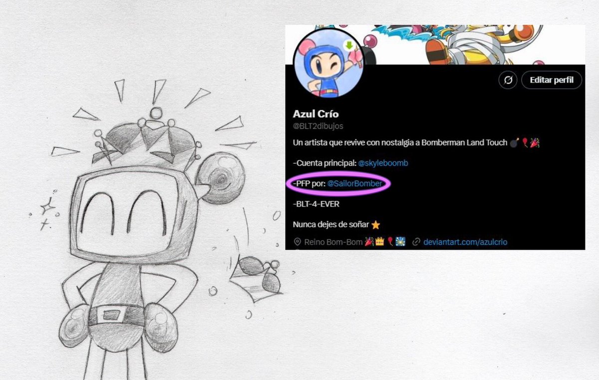 Otro gran día para Azul Crío y su queridísima comunidad. ¡Algo que se debe celebrar! 🎉🎉🎉

Con muchísima emoción, les presentó mi nueva foto de perfil, hecha por la mismísima <a href="/SailorBomber/">Shizen Bomber ✨</a> 

- (Otro dibujillo para conmemorarlo, en serio estoy muy feliz :´>)