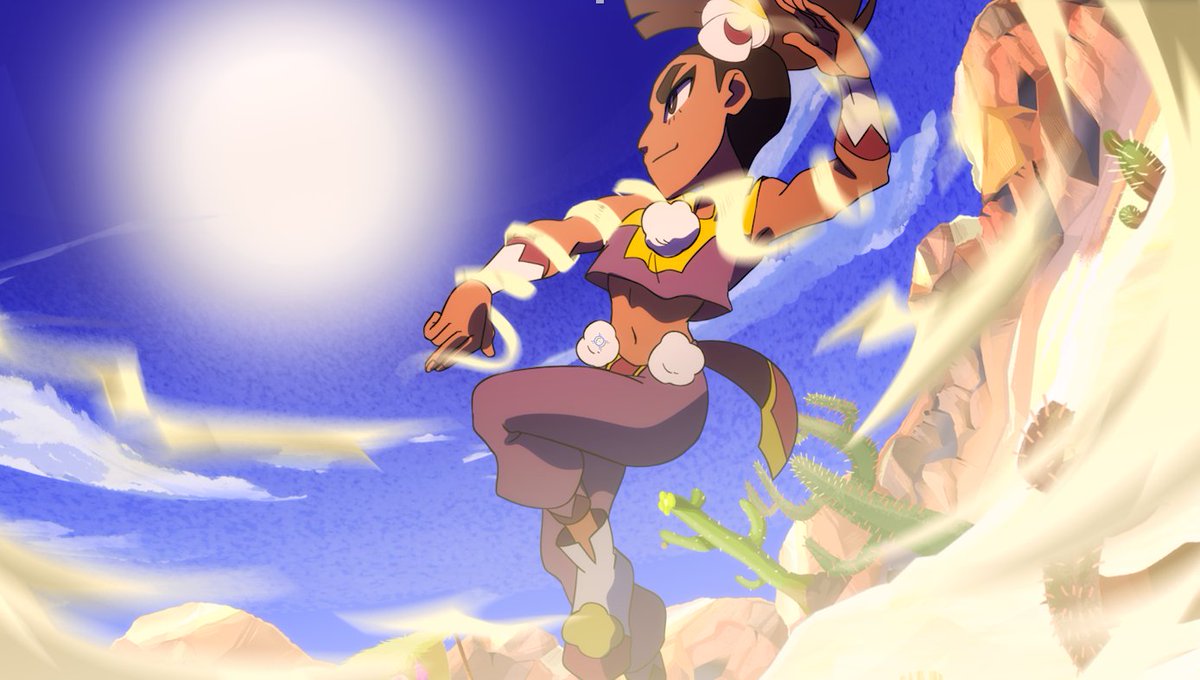 Algunas pruebas de color para Las Hermanas del Desierto, precuela de Golpea duro Hara 🥸