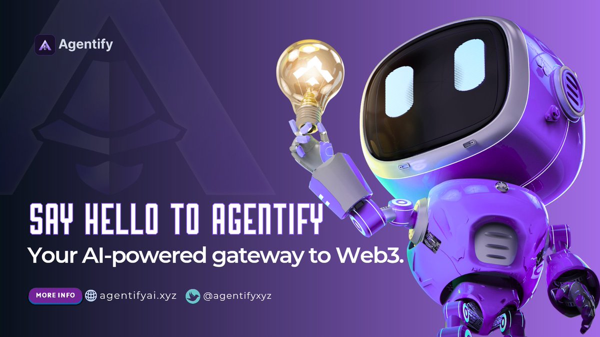 Sam_emi1's tweet photo. What if ChatGPT could stake crypto, deploy contracts, and lend tokens…
All while you sip coffee like a Web3 boss? ☕💻

Well, that future is here—and it’s called #Agentify

This isn't just AI. It's the evolution of blockchain.

Let’s dive in 🧵👇
#Agentify #AI #ThreadContest https://t.co/QdiTUt9CHs