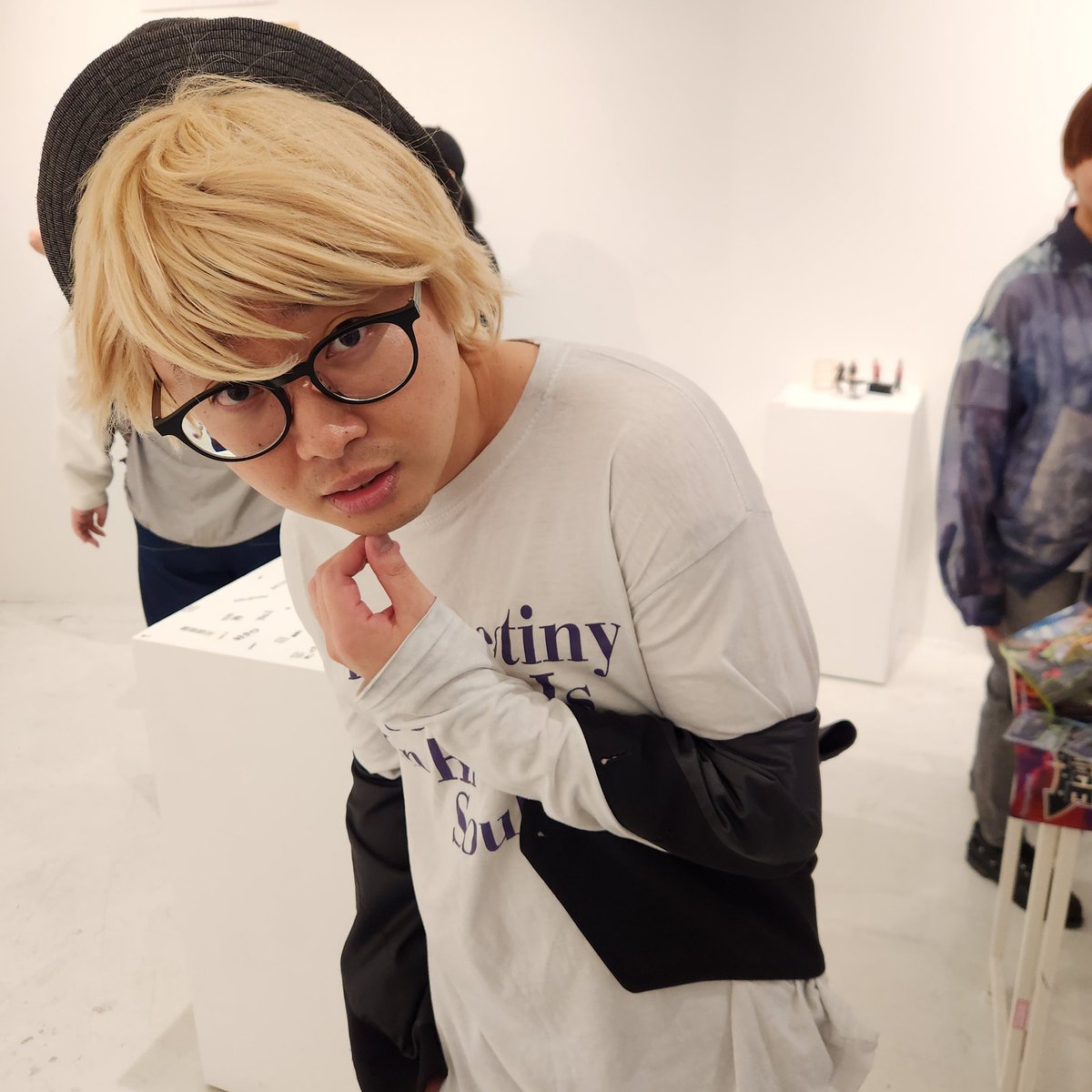 sak_nac's tweet photo. なかりょうさんに会えたので幸せでした。ナーガさんが思ってたよりちっちゃかった。べち子は分厚かった。
#なかたなポップアップストア https://t.co/kksDoUSTwG