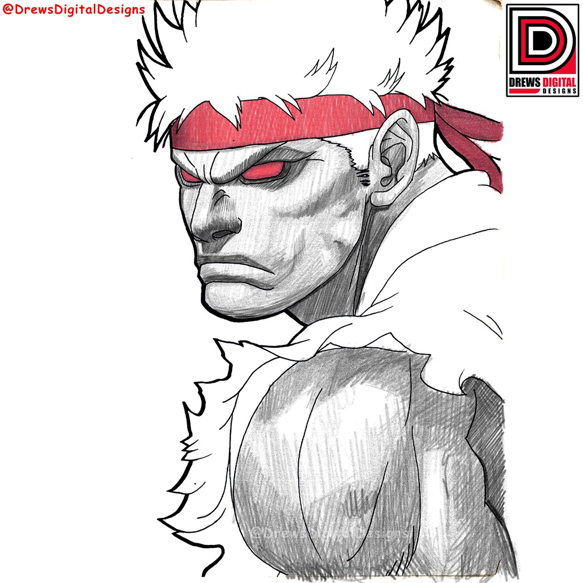 DrewsDigitalD's tweet photo. I drew #EvilRyu from #StreetFighter series by #capcom
What do you think?
#drawing #pencil #ink #mixedmedia #ryu #satsuinohado #StreetFighterArt #artwork #drewsdigitaldesigns @DrewsDigitalDesigns https://t.co/i2esQ1d4lF