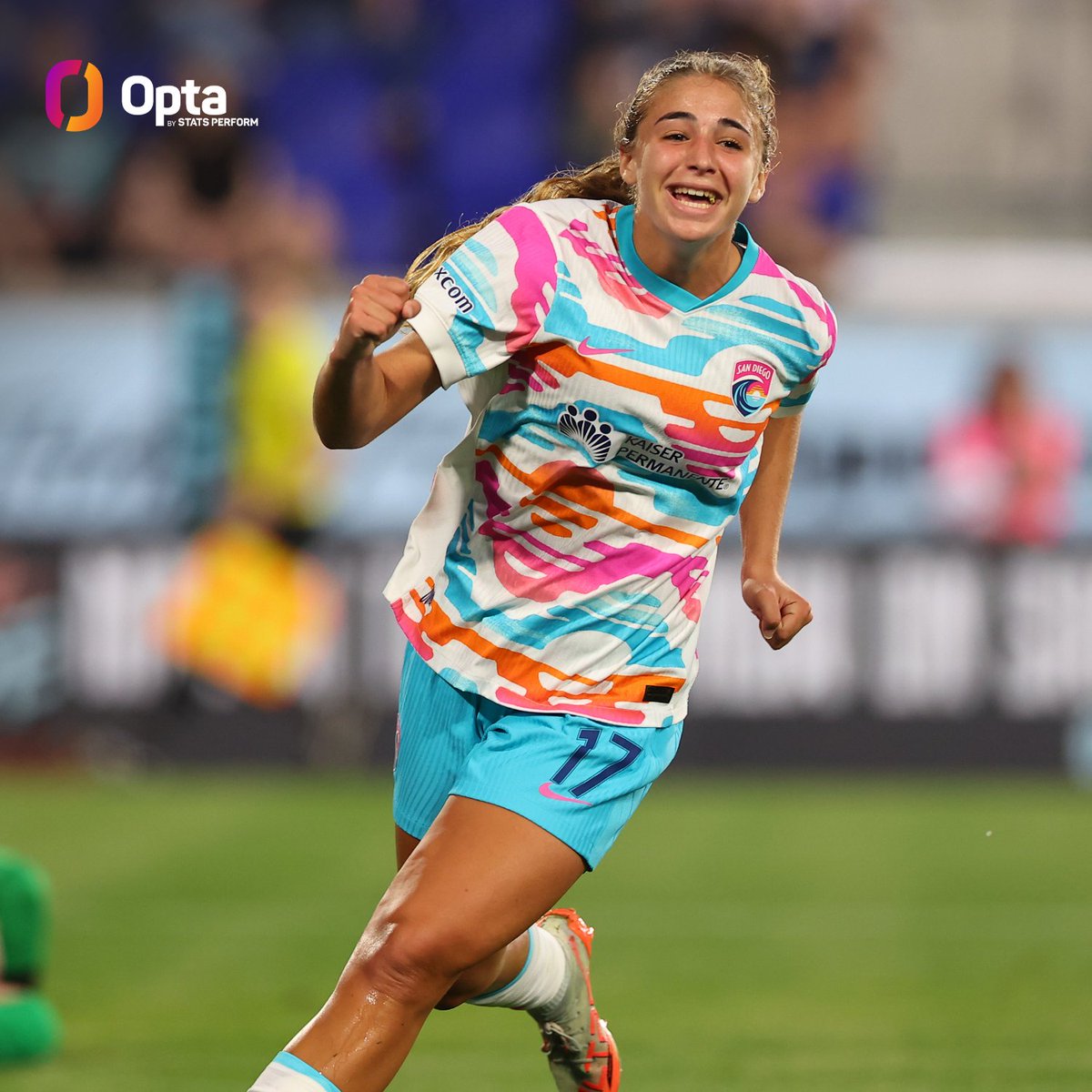 17-115 - At 17 years, 115 days old, <a href="/sandiegowavefc/">San Diego Wave FC</a>'s Kimmi Ascanio is the youngest player in #NWSL history to score in back-to-back regular-season matches. Encore.