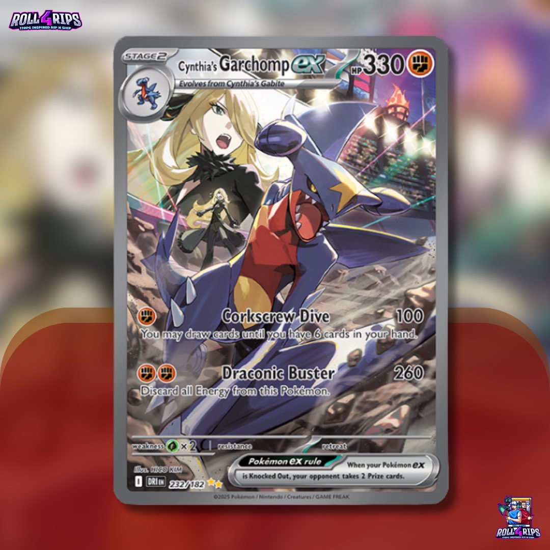 Roll4Rips's tweet photo. New Destined Rivals English Card arts have been revealed! Who’s excited? Remember to follow us on at least 4 of our socials to be entered into a Giveaway for a Destined Rivals Booster Box or ETB! #pokémontcg https://t.co/sDNeb502R2