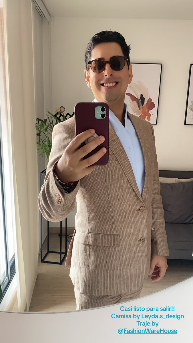 yogarope's tweet image. Casi listo para salir, modo bautizo.
#totallook