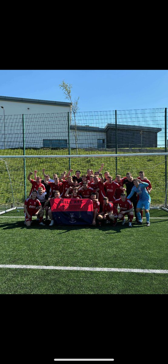 Mill_AFC's tweet photo. Back to back league champions 🏆 What an achievement and performance from the lads on the final day. A season with plenty of highs and also some challenging times, but to finish it as champions is more than deserved ⚽️👍🏻🏆 https://t.co/NYyc51BLpM