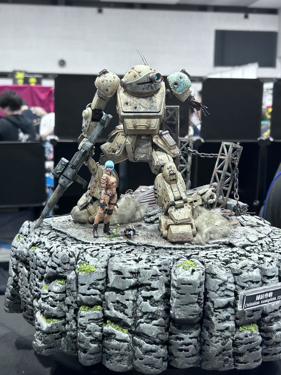 tkiuchi1202's tweet photo. 静岡ホビーショー2025 第34回モデラーズクラブ合同作品展で見かけたボトムズ関連を紹介していく。その6 https://t.co/GspNeRRZzz