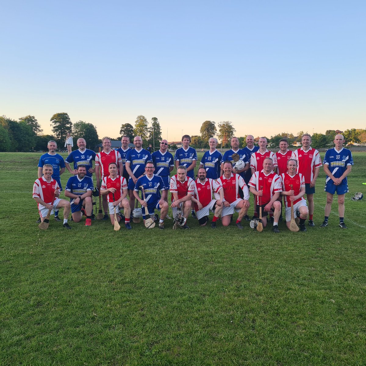 Social Series is wellunderway, Huge thanks to the Lads from @StAnnes for traveling over to us on this glorious night, I think if we were 10 years younger we probably could have played untill it got dark!!!!!!! Great craic great Hurling!!!