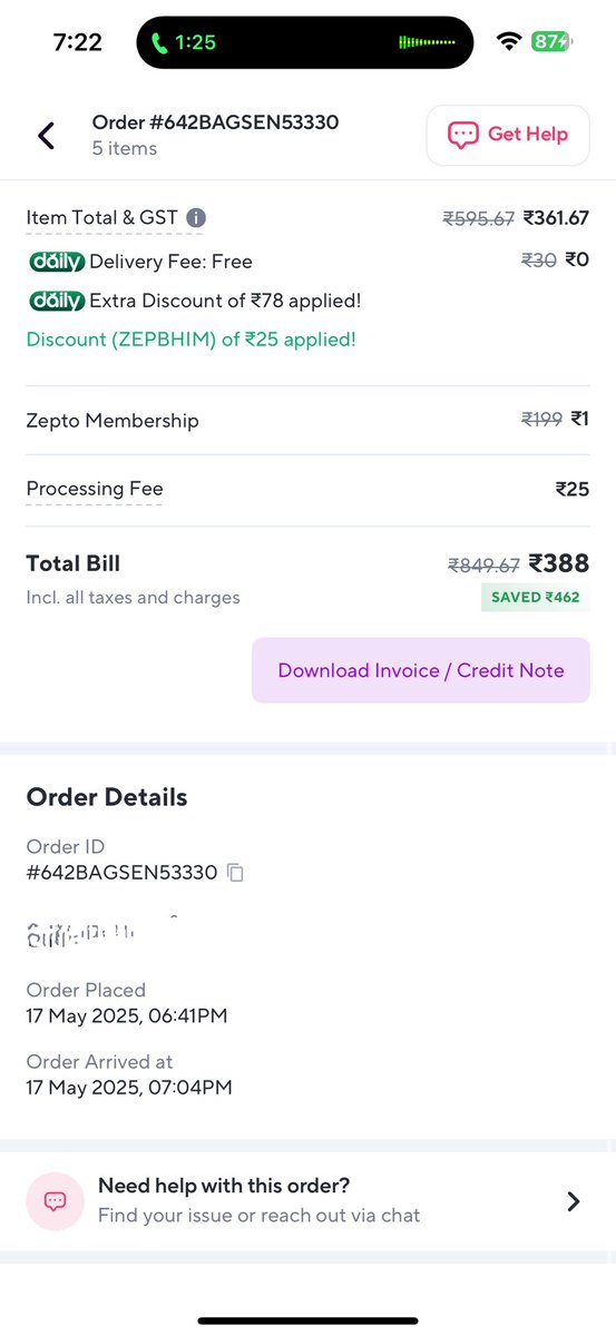 robyarora's tweet photo. Hi @zepto @zeptocares  you were quick to call out to request remove the tweet where i asked for the status of my order (not delivered for almost an hour) but not bothered about the actual order or the issue faced by the customers https://t.co/M9k0dQw057