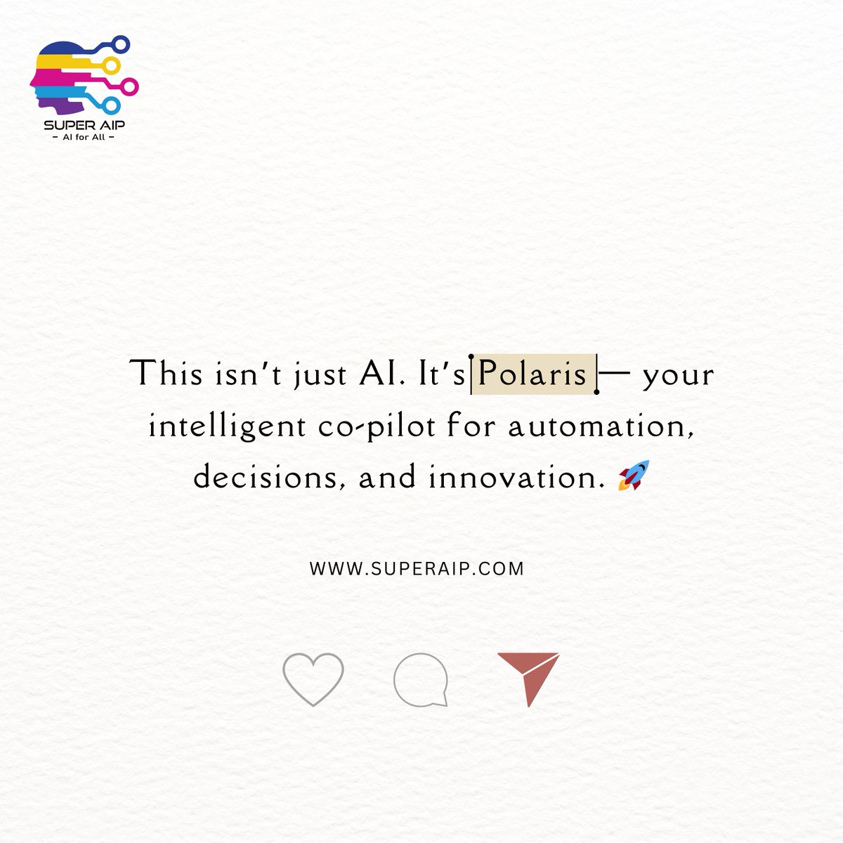 polaris_superai's tweet image. “This isn’t just AI. It’s Polaris — your intelligent co-pilot for automation, decisions, and innovation. 🚀 #AgenticAI #SuperAIPolaris”