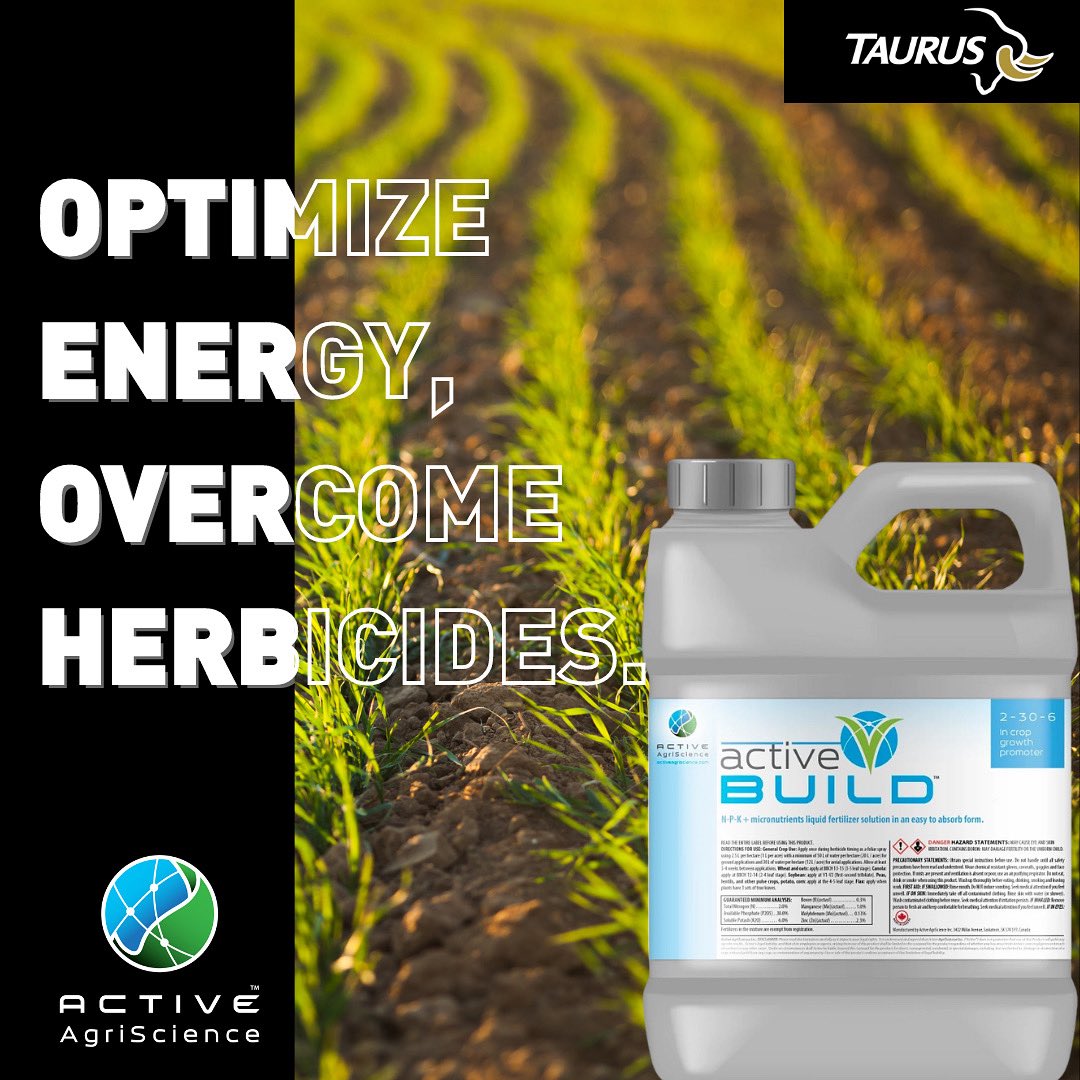 Optimize energy, overcome herbicides with Active Build!
Don't let herbicide applications compromise your crops' root growth.
Active Build helps manage your plants' energy effectively, ensuring they continue to thrive by supporting root development even as they metabolize
