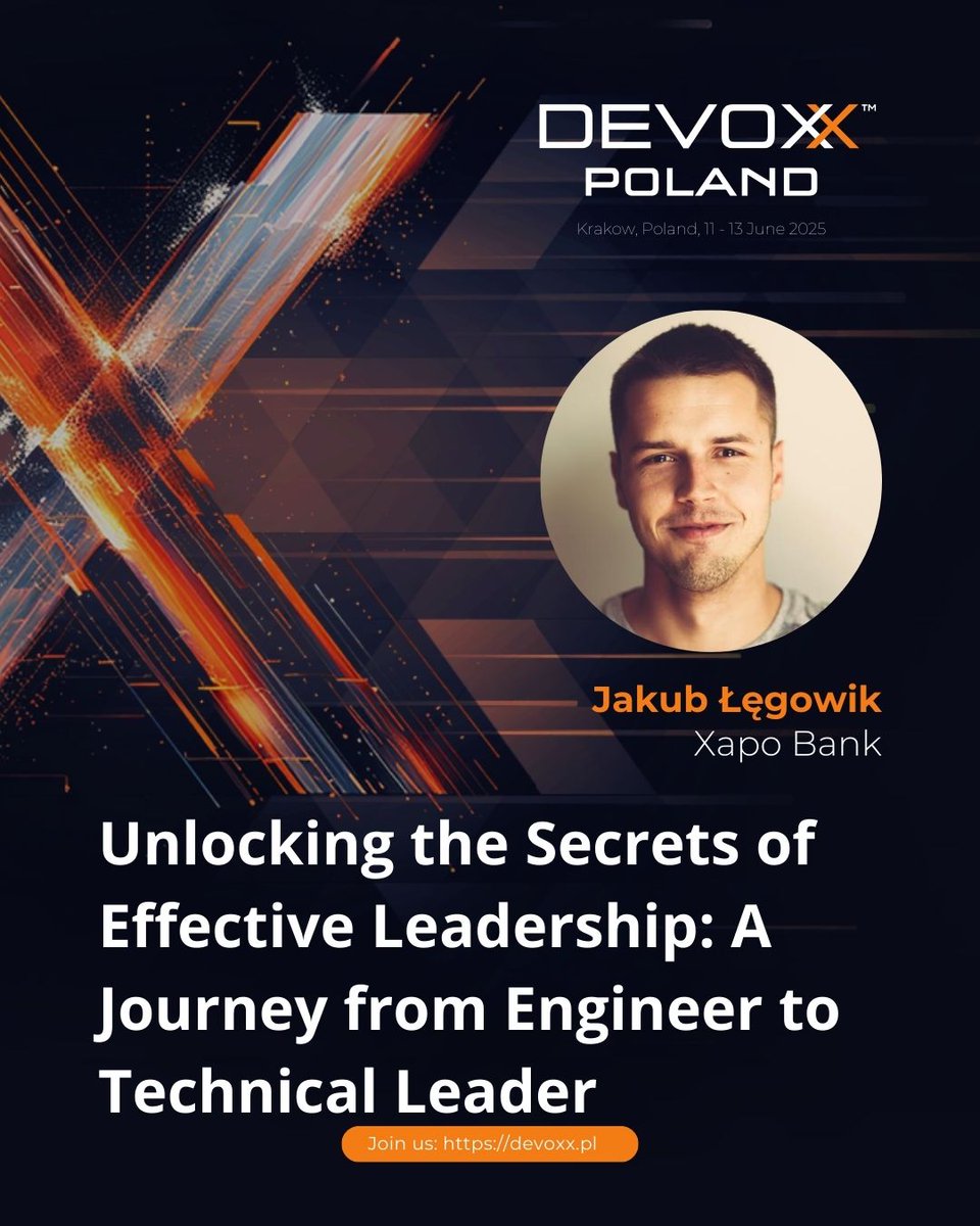 Devoxx Poland ๐ต๐ฑ 11 - 13 June 2025 (@devoxxpl) on Twitter photo Meet the #speakers of #DevoxxPoland2025 ๐
โก๏ธ Grzegorz Sztandera
โก๏ธ Guus de Witt
โก๏ธ <a href="/dev_lagarde/">Henry Lagarde</a>
โก๏ธ Jakub ลฤgownik
See you at #DevoxxPL
๐๏ธ11-13 June 2025
๐Krakow, Poland
๐๏ธ reg.devoxx.pl/?_gl=1*3oisk3*โฆ Meet the #speakers of #DevoxxPoland2025 ๐
โก๏ธ Grzegorz Sztandera
โก๏ธ Guus de Witt
โก๏ธ <a href="/dev_lagarde/">Henry Lagarde</a>
โก๏ธ Jakub ลฤgownik
See you at #DevoxxPL
๐๏ธ11-13 June 2025
๐Krakow, Poland
๐๏ธ reg.devoxx.pl/?_gl=1*3oisk3*โฆ