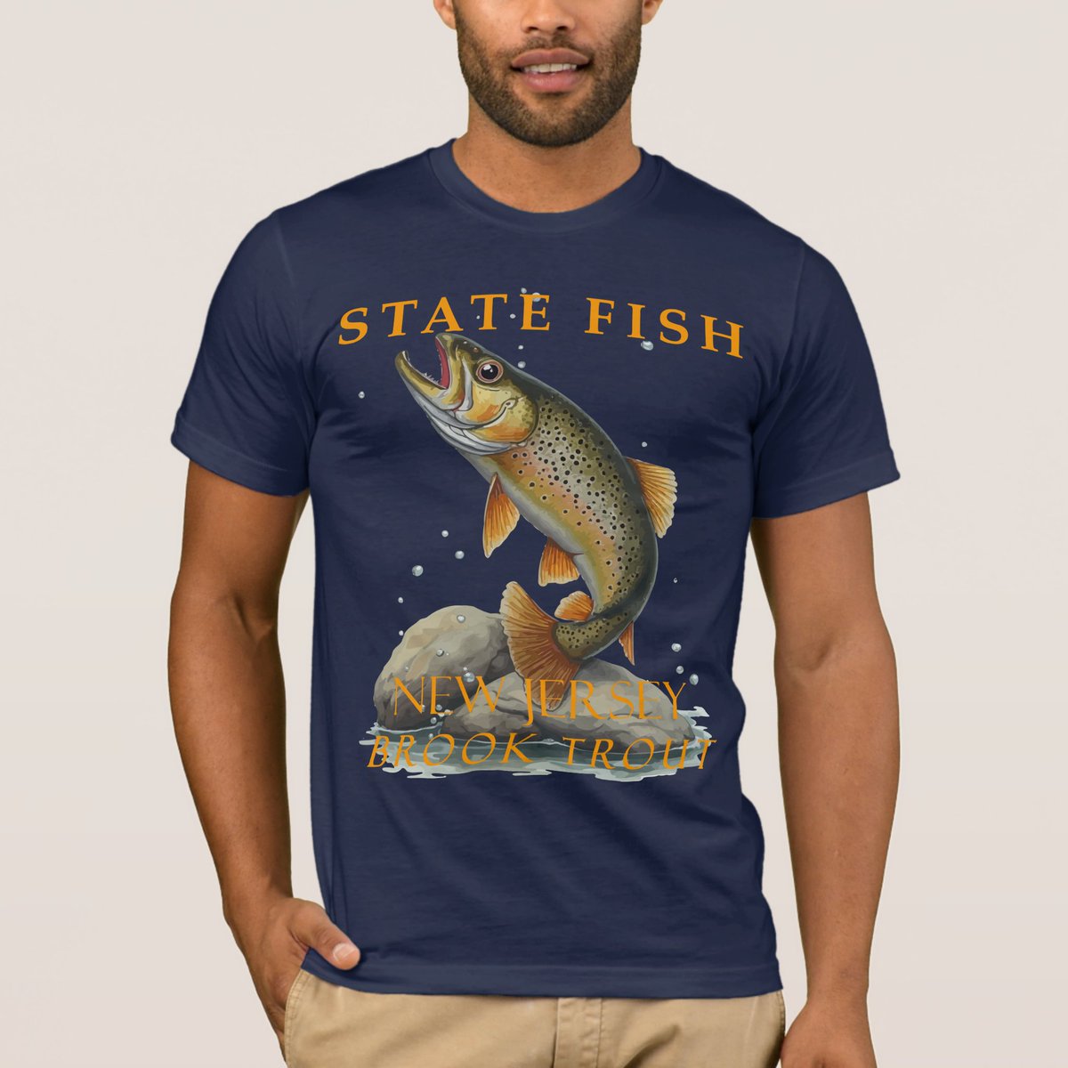 TaicheTees's tweet photo. #NewJersey Territory Fish The Brook Trout #TShirt Chasing the stunning #BrookTrout in New Jersey's pristine streams. #BrookTrout #NewJersey #NJFishing #FlyFishing #TroutFishing #FishingNJ #GardenStateFishing #giftidea #fathersdaygifts #taiche https://t.co/J2Uo0QrQPP via @zazzle https://t.co/lPrxx6Xao6