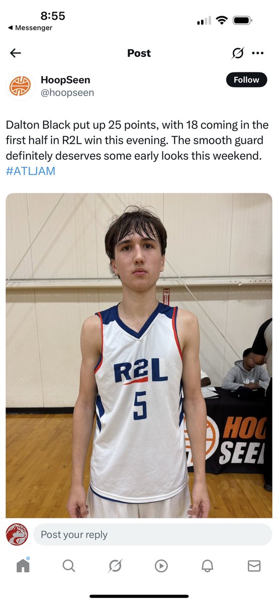 HewittTVLHoops's tweet image. Rising Junior Dalton Black getting the day started this morning finishing game one with 25 points… Dalton and his R2L team are competing in Georgia this weekend.

#TodayMatters | @HewittAthletics | #ATLJAM
