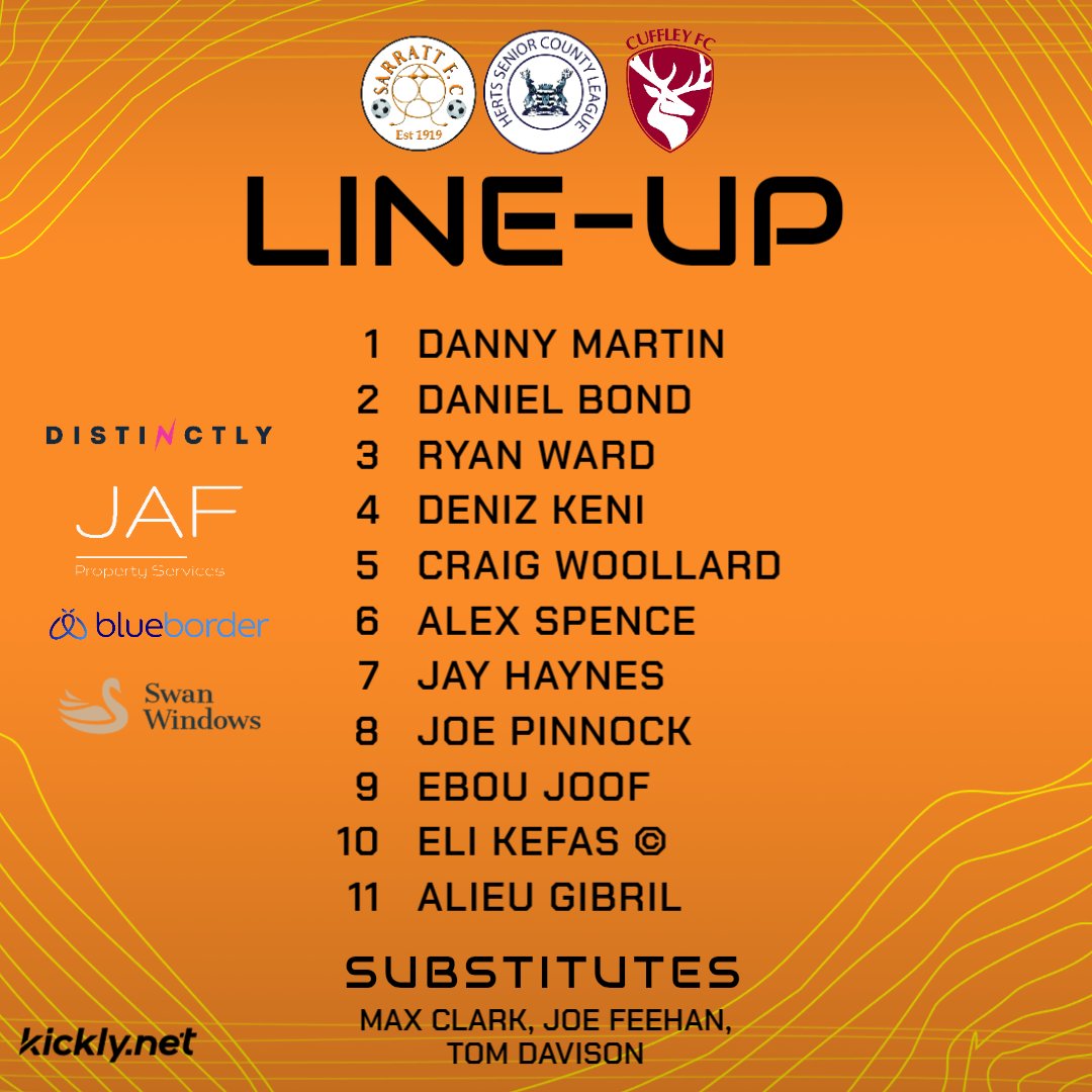 ⏱️ 𝗥𝗘𝗦𝗘𝗥𝗩𝗘𝗦 - That's all, folks.

⚽ Joof
⭐ Pinnock

#SarrattFC 🟨⬛