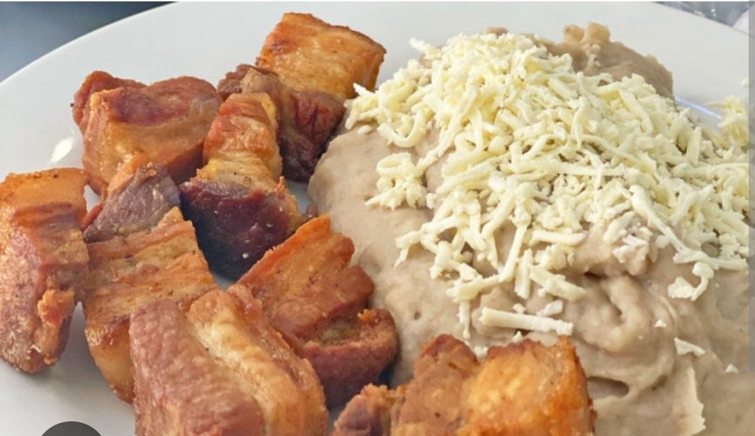 Desde Santa Marta, un saludo, les presento el cayeye con chicharrón #elgiroxrcn