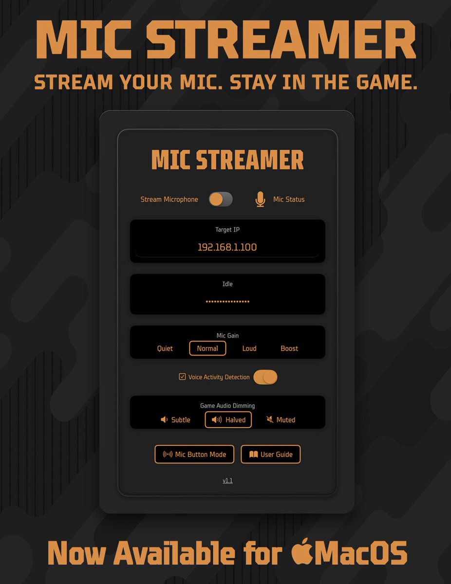 MicStreamer tweet picture