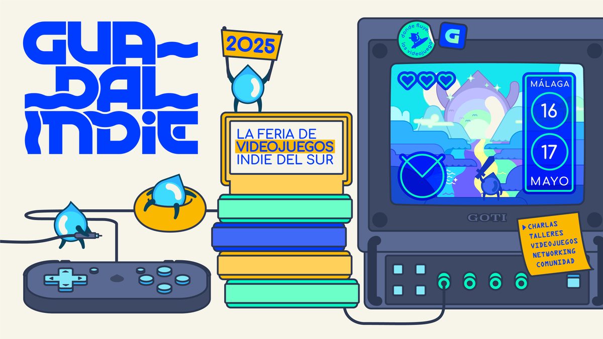 I've designed the key art for the 2025 edition of
<a href="/guadalindie/">Guadalindie</a>, happening this weekend in Málaga! 🫶💧
migsanz.com/Guadalindie-20…