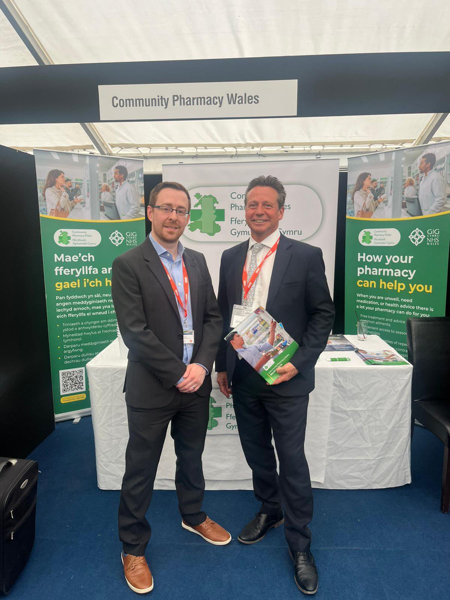 Community Pharmacy Wales (@cpwales) on Twitter photo Thanks for stopping by at conference <a href="/HuddlestonNigel/">Nigel Huddleston MP</a> to discuss the community pharmacy services offered by the superb Welsh contractor network, our unique challenges but also the difficulties of insufficient medicine reimbursement from the England and Wales drug tariff Thanks for stopping by at conference <a href="/HuddlestonNigel/">Nigel Huddleston MP</a> to discuss the community pharmacy services offered by the superb Welsh contractor network, our unique challenges but also the difficulties of insufficient medicine reimbursement from the England and Wales drug tariff