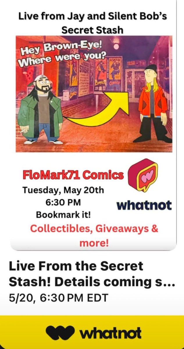 It’s gonna be 🔥! Set an alert to join us and see what’s up.