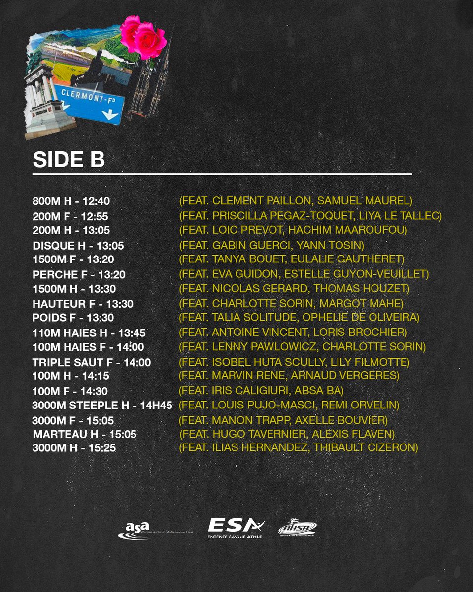 ESAthle's tweet photo. Place à la Finale des championnats de France des clubs 𝐄́𝐥𝐢𝐭𝐞 2 🇫🇷

Pour sa première participation en deuxième division des interclubs, l’ESA affrontera ce dimanche septs des meilleures équipes de l’hexagone. Bonne chance à tous les athlètes du club 🤞

📸 : @MathildeLAzou https://t.co/fq6ELjCTBo