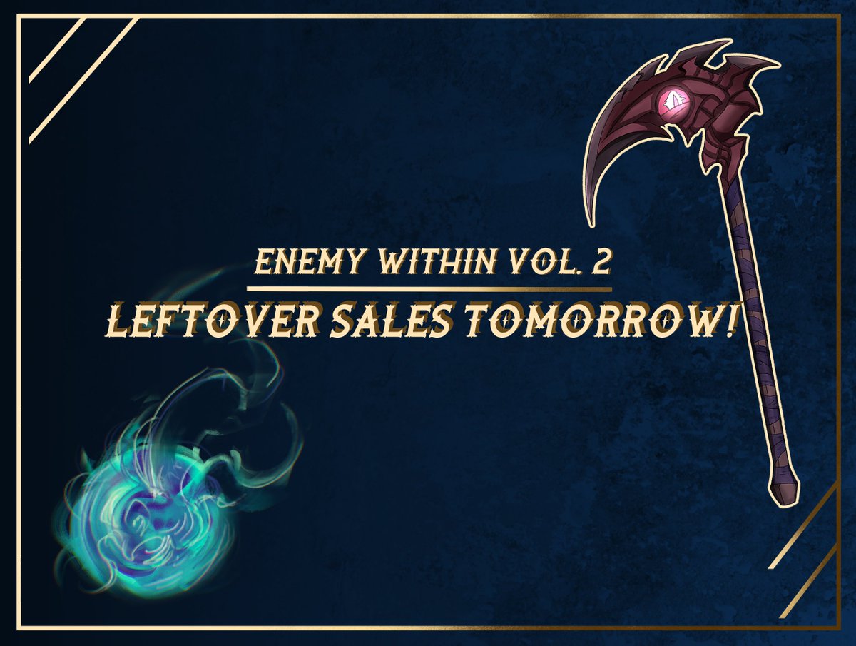 Enemy Within ♢ Kayn Zine | DONATION MADE! tweet media