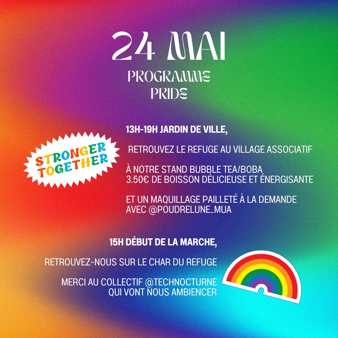 RDV dans une semaine 🏳️‍🌈✨