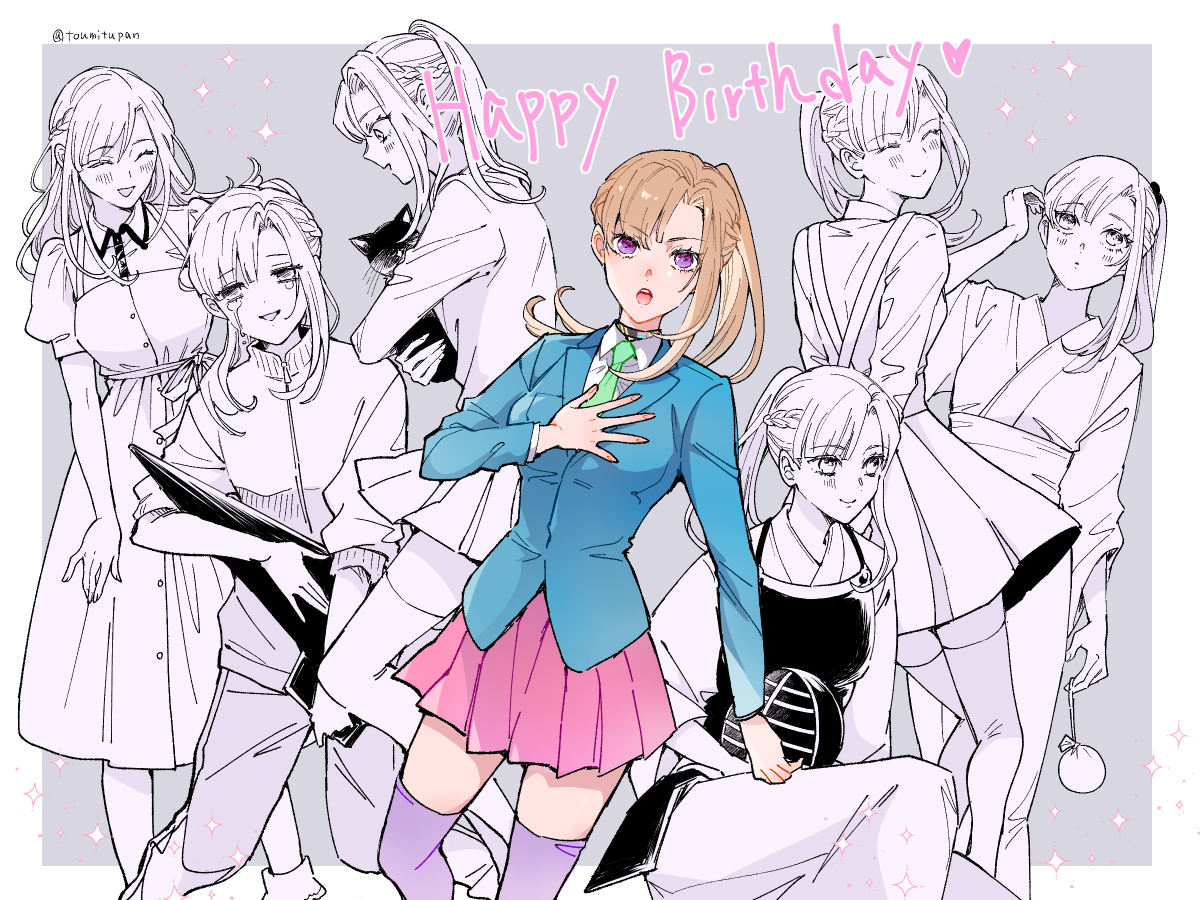 #千堂院紗良生誕祭2025 
#千堂院紗良誕生祭2025
いろんなサラちゃんでおめでとう🎉