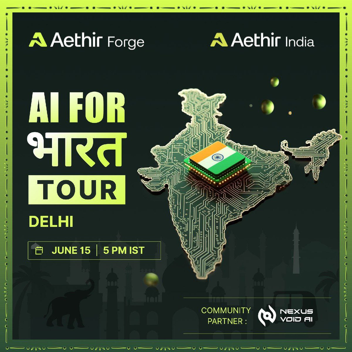 Nexus Void (@nexusvoid_ai) on Twitter photo Namaste Dilli!
🚨 It’s time to get AI-pilled with <a href="/AethirIndia/">Aethir India</a>
AI for भारत is coming to the capital — where bold ideas, big visions & compute collide 🇮🇳
Dive into the AI wave, DePIN trends, and connect with team <a href="/AethirEco/">Aethir Ecosystem</a>
Students, devs, founders — all welcome (but Namaste Dilli!
🚨 It’s time to get AI-pilled with <a href="/AethirIndia/">Aethir India</a>
AI for भारत is coming to the capital — where bold ideas, big visions & compute collide 🇮🇳
Dive into the AI wave, DePIN trends, and connect with team <a href="/AethirEco/">Aethir Ecosystem</a>
Students, devs, founders — all welcome (but