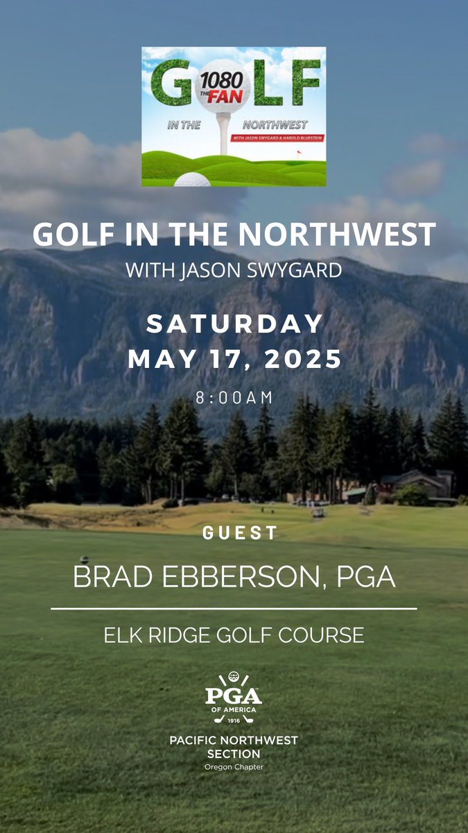 Tune in this morning with <a href="/FANswag/">Jason Swygard</a> @1080TheFAN .  PGA guest Brad Ebberson joins the show.