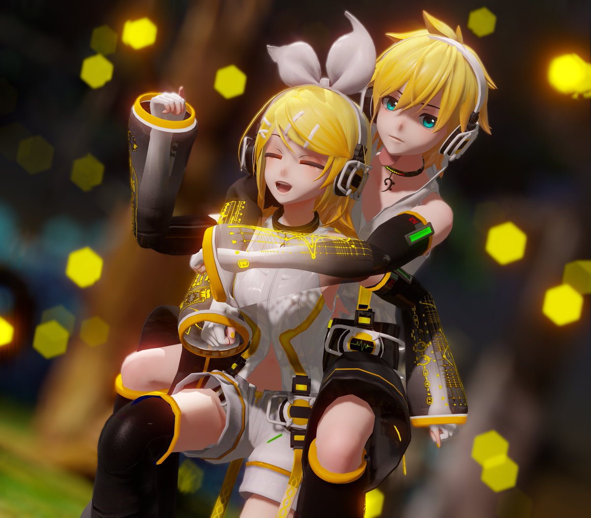 M0KUmk's tweet photo. Who is stronger?
#MMD #鏡音リン #鏡音レン https://t.co/wUinMg0Och