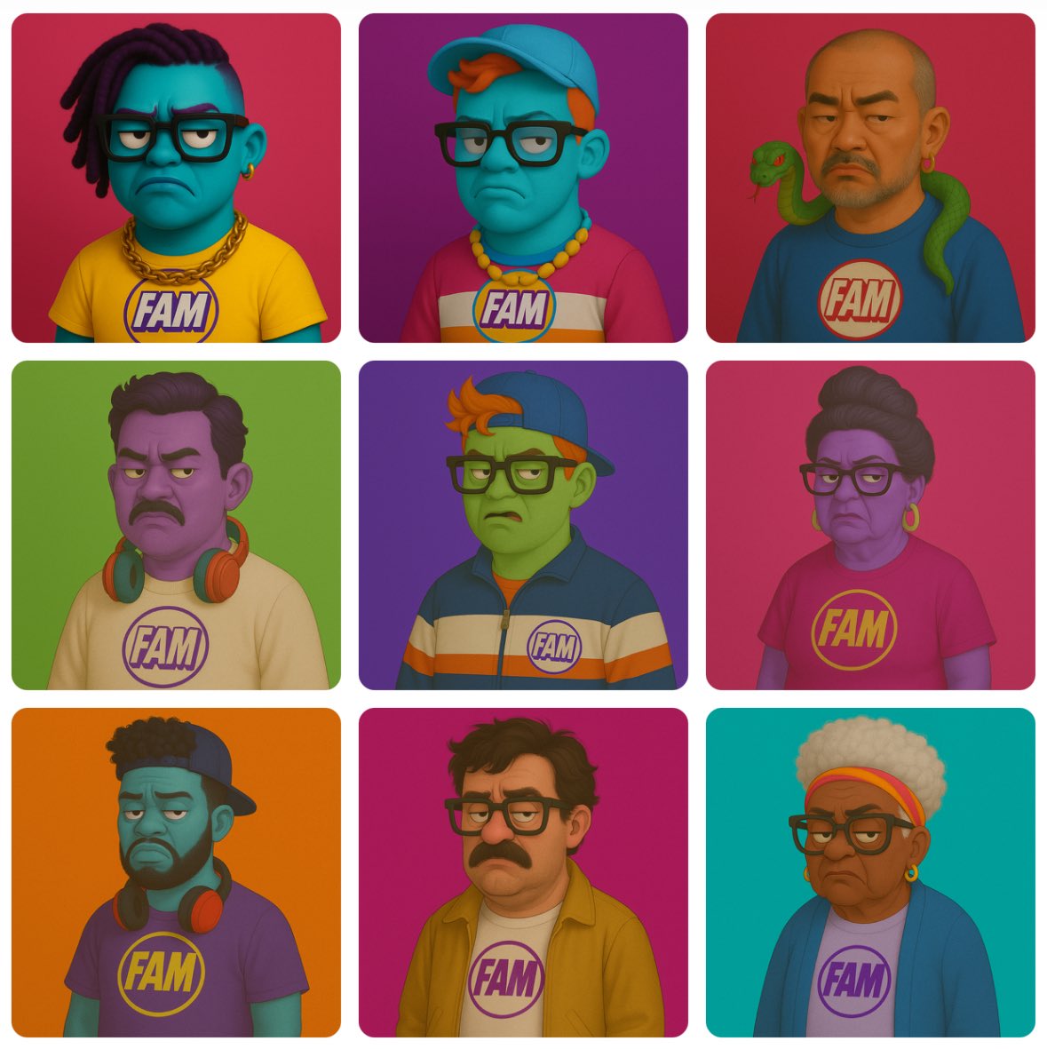 famversedotxyz's tweet photo. They’re weird. They’re bold. They’re FAM.
FamPeople are landing soon — 1:1 3D PFPs powered by pure degen energy.
Are you ready to face your FamSelf?
Like & Repost if you’re ready to join the strangest crew in Web3.
#NFT #FAM #FamVerse #Web3 #PFPDrop