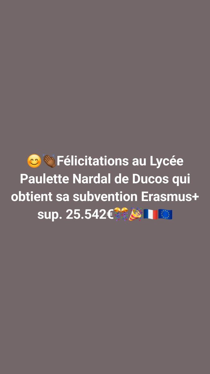 973Perfa's tweet photo. #Erasmus+résultats session 2025 enseignement supérieur #Antilles et #Guyane #Guadeloupe #Martinique https://t.co/DOgBTi110z