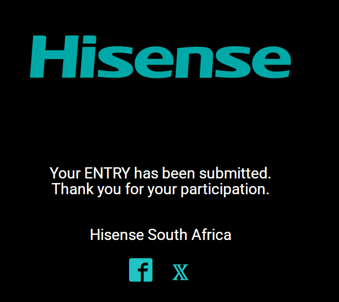 YeboNews's tweet photo. @HisenseSA Done ✅

#HisenseZA #HisenseSA #Tech #Quality #SubscribeAndWin #Congratulations #16May #Win #Winners https://t.co/78K7CD7tQj