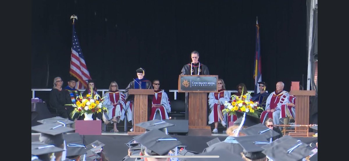 It’s GO time! The Spring 2025 commencement ceremonies are underway. Watch live on our Facebook page or at coloradomesa.edu/commencement!